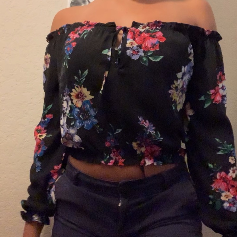 Adjustable off the shoulder top